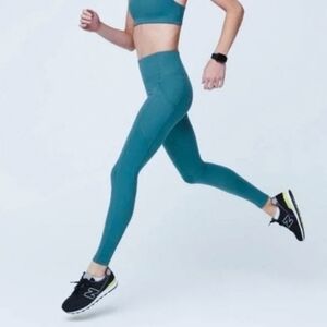 Figs Caribbean Blue Performance Leggings S